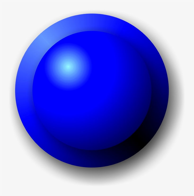 File - Bullet-blue - Blue Png, transparent png #24705