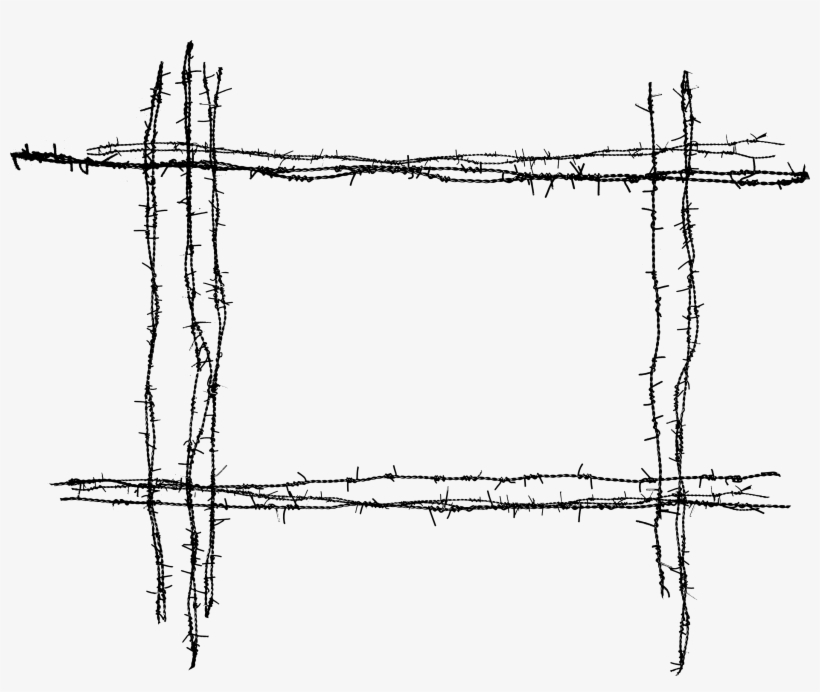 Free Download - Barb Wire Frame Png, transparent png #24777