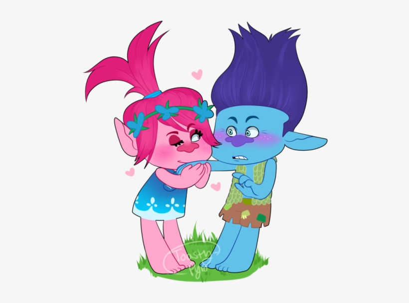 “ I Actually Really Love Trolls A Lot - Fanfic Branch X Poppy, transparent png #24948