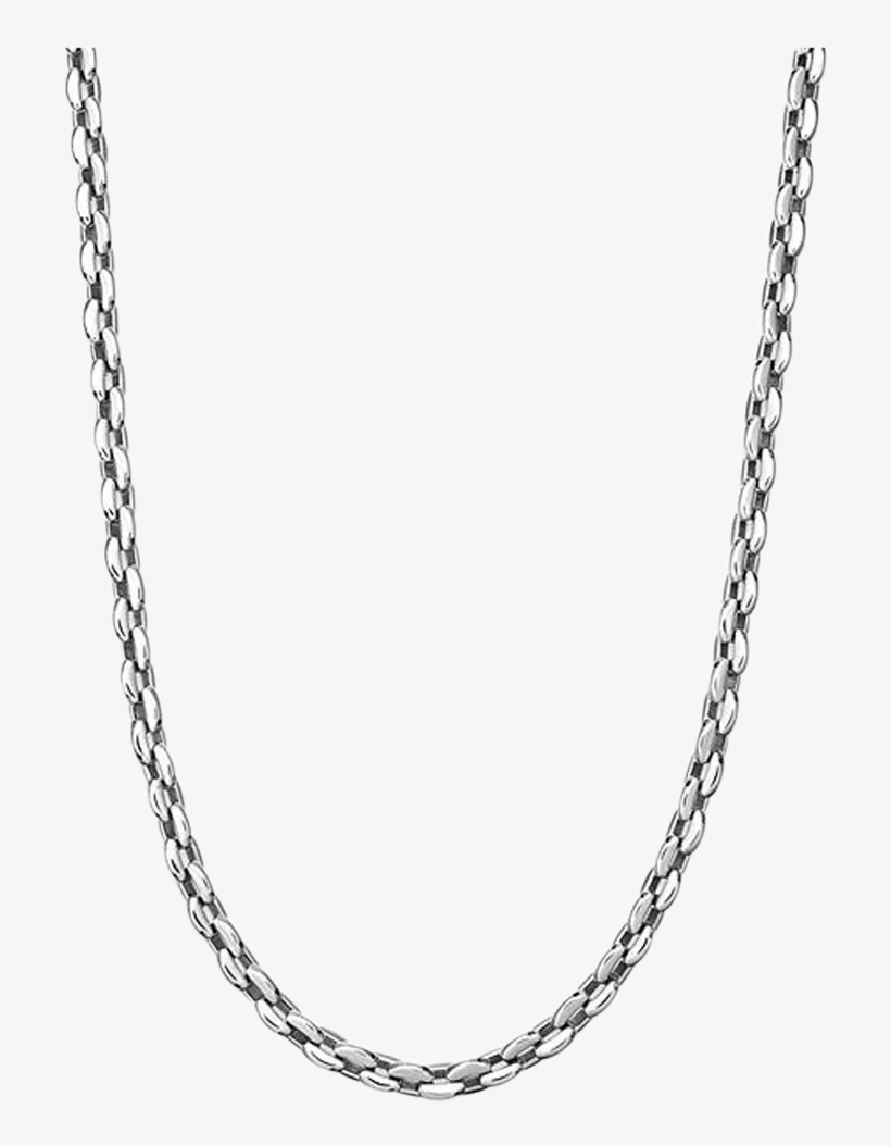 Chain Necklace Png - Silver Chain Png, transparent png #24949