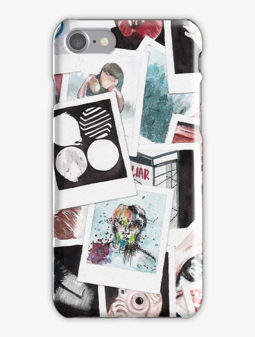 Bts Wings Polaroid Watercolor Iphone 7 Snap Case - Song Lyrics Bts Art, transparent png #24995