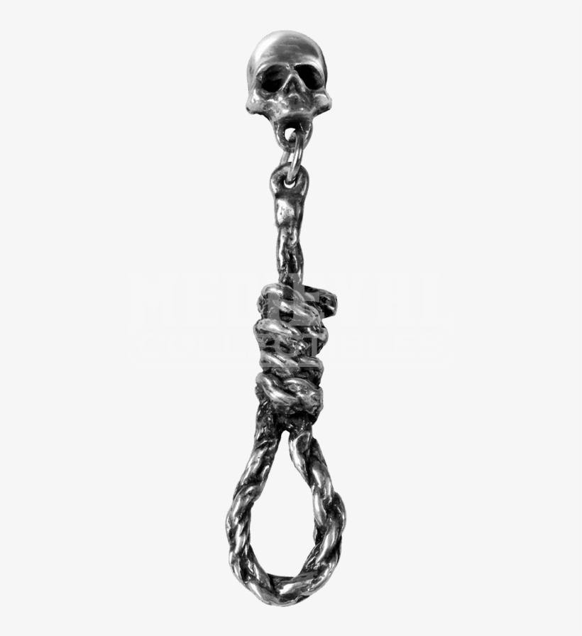 Hang Man - Hang Man's Noose Earring By Alchemy Gothic, England, transparent png #25078