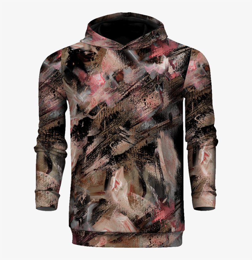 Watercolor Floral Hoodie - Hoodie, transparent png #25235