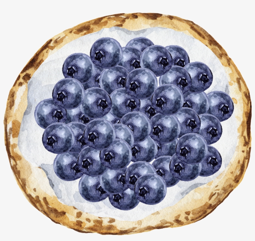 Hand Painted Fruit Pizza Png Transparent - Fruit, transparent png #25236