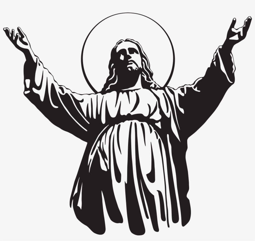 Jesus Christ Son Of God Png Clip Art - Jesus Christ Silhouette, transparent png #25364