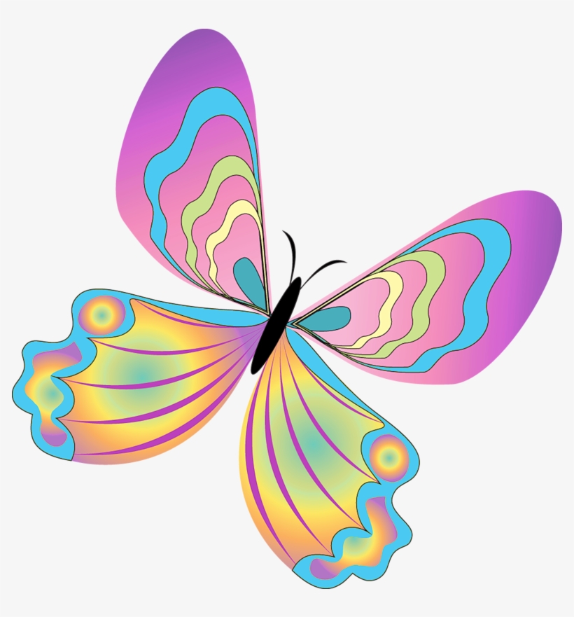 Painted Butterfly Png Clipartu200b Gallery Yopriceville - Cute Butterflies Png, transparent png #25671
