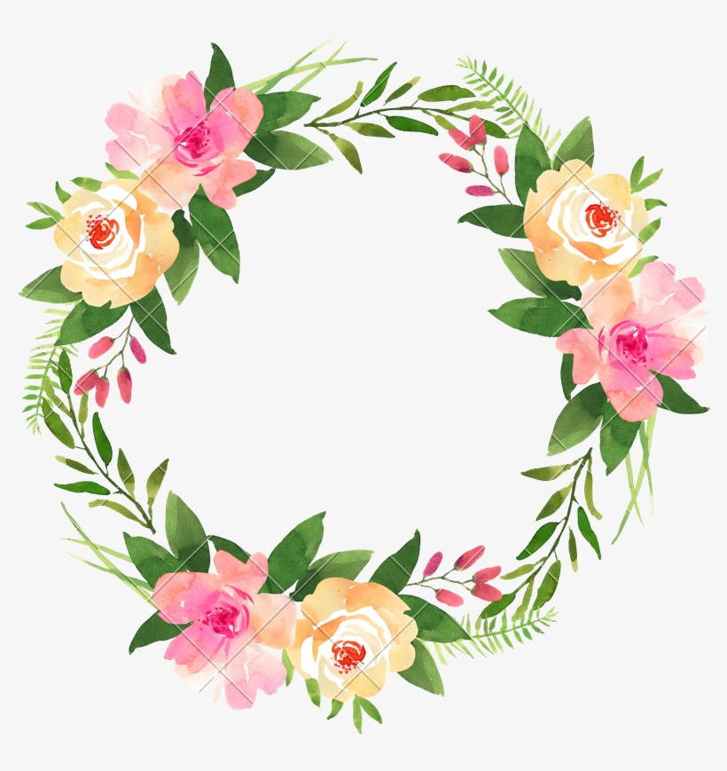 Image Free Library Wedding With Roses Photos By Canva - Floral Wreath Transparent, transparent png #25713