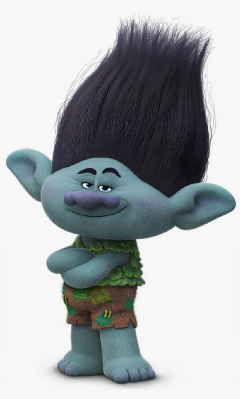 Trolls Branch Transparent Png Image - Branch Trolls Halloween Costume For Kids, Adults, Men,, transparent png #25845