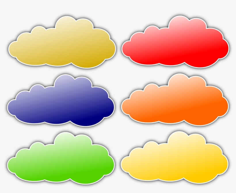 How To Set Use Colour Clouds Icon Png, transparent png #26001