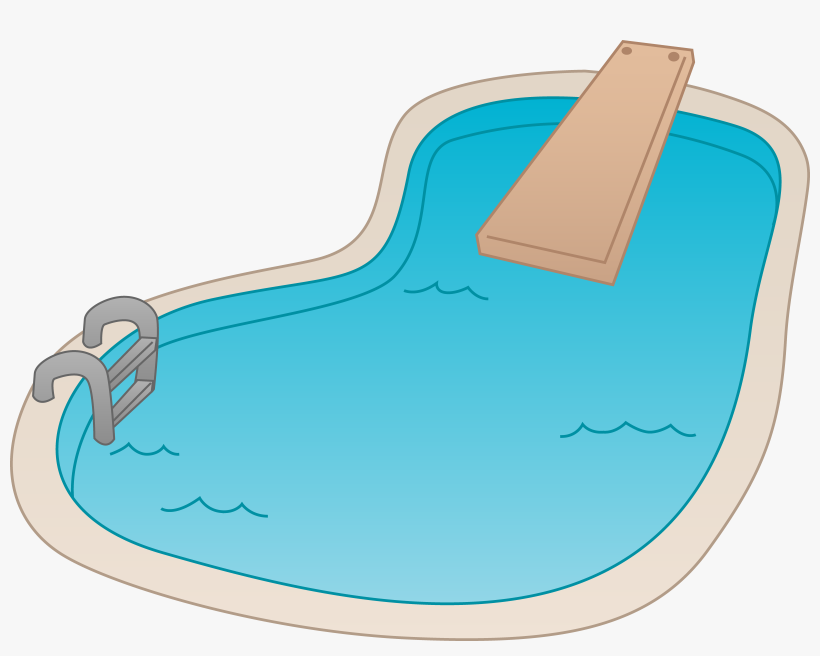 Pool Clipart Animated - Swimming Pool Clipart, transparent png #26021