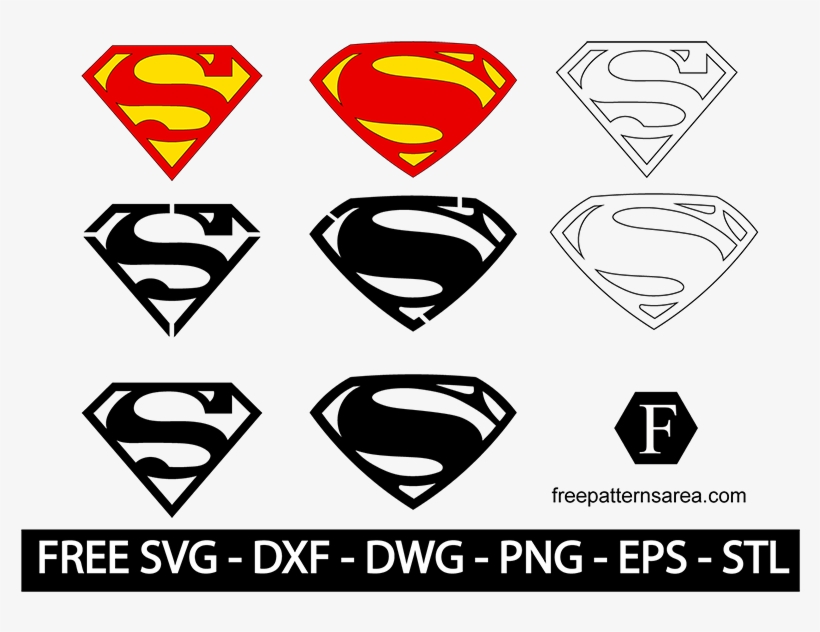 superman logo vector free download