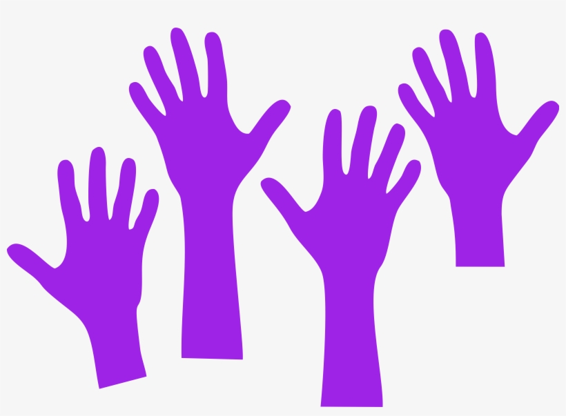 Drawing Download Document - Cartoon Hands Reaching Up, transparent png #26290