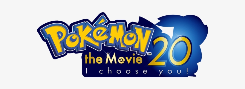Pokemon 20th I Choose You - Pokemon I Choose You Movie Logo, transparent png #26474