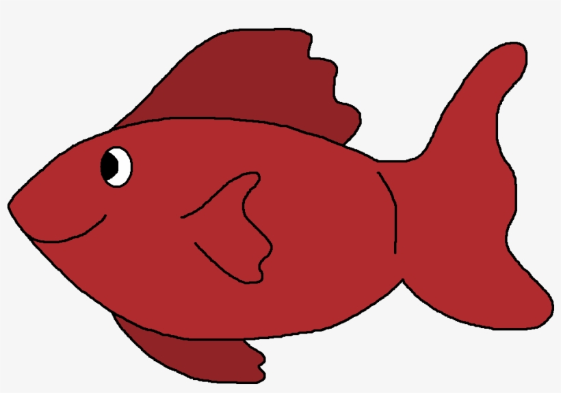 Clip Art Panda Free Images - Fish Clipart Red, transparent png #26516