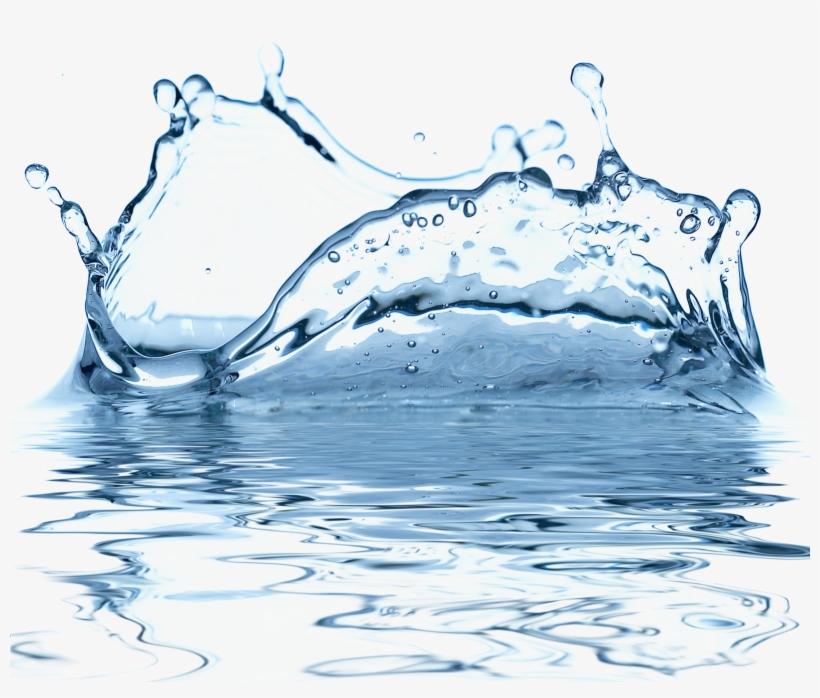 Water Drop Clipart Water Effect - Water Splash Transparent Background, transparent png #26732