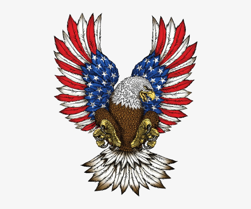 Flag Of The United States American Flag And Eagle U S Flag Flag Presentation Bald Eagle Png Pngwing