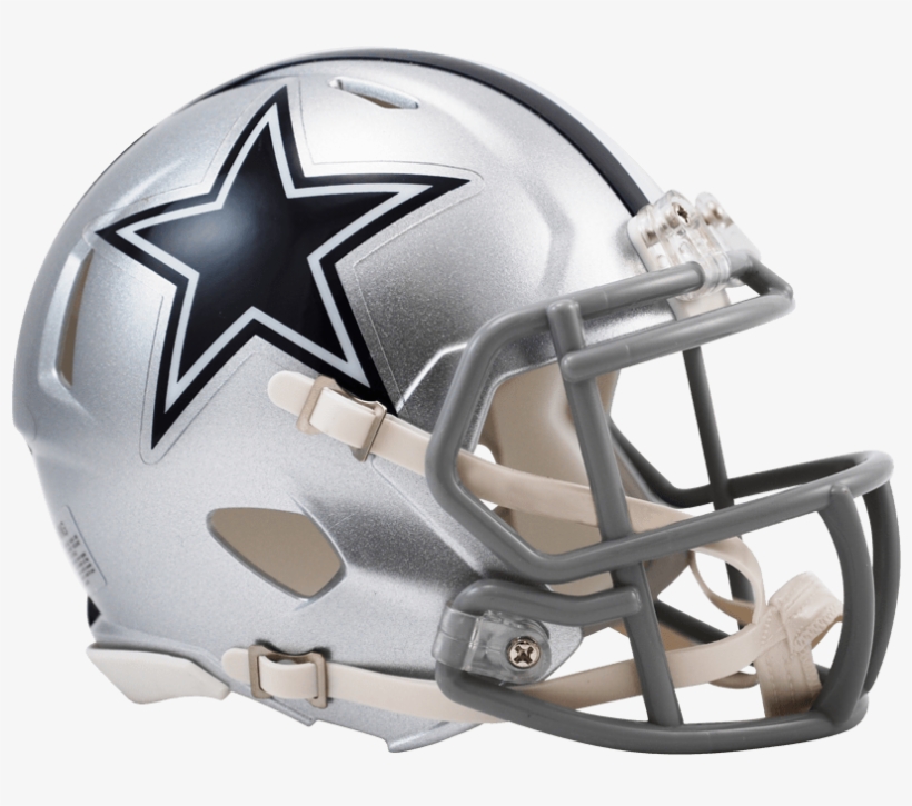 Dallas Cowboys Helmet - Riddell Dallas Cowboys Speed Mini Helmet, transparent png #26962