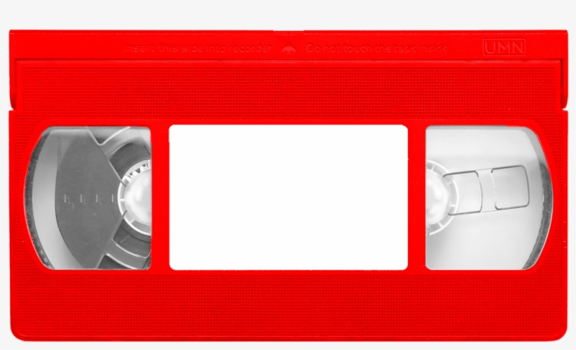 Red Vhs Tape Template By Djwalker2000-da4i2xx - Blank Red Vhs Tape, transparent png #26987