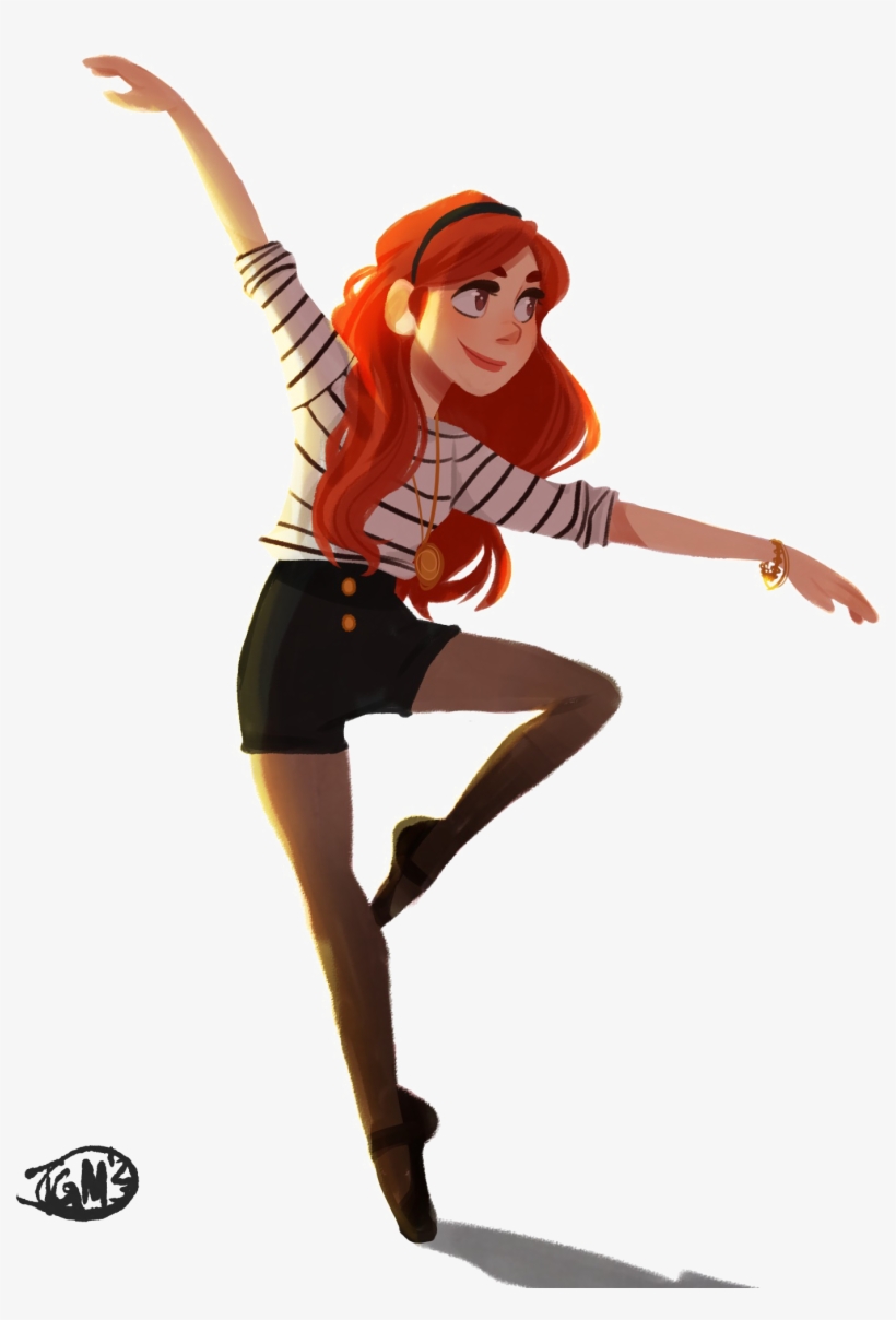 Dance Girl Png Hd - Cartoon Characters Drawings Girls, transparent png #27401