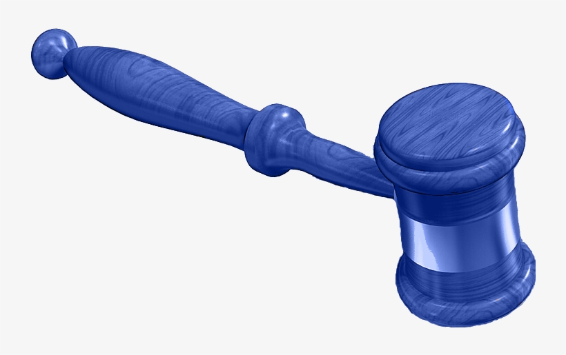 Blue Gavel, transparent png #27419