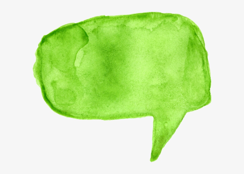 Free Download - Watercolour Speech Bubble Png, transparent png #27621