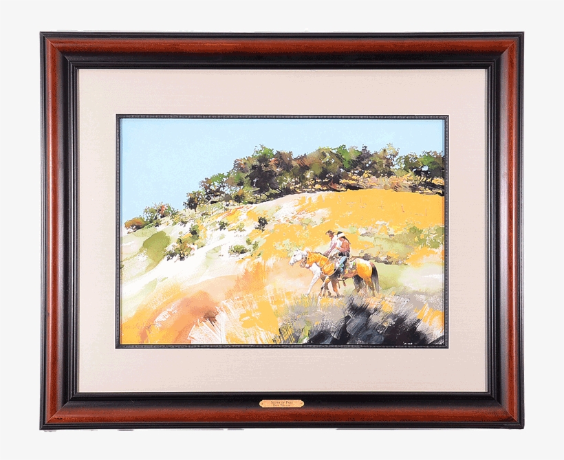 Watercolor South Of Paso By Don Weller - Watercolor Painting, transparent png #27622