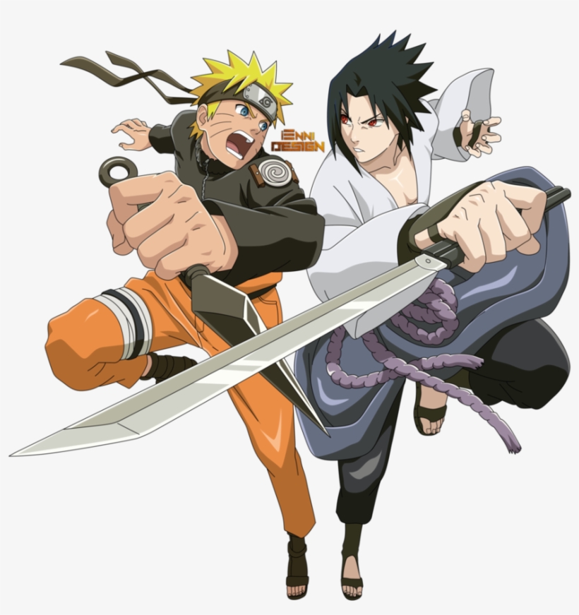 Naruto Shippuden Png Clipart - Naruto And Sasuke Png, transparent png #27736