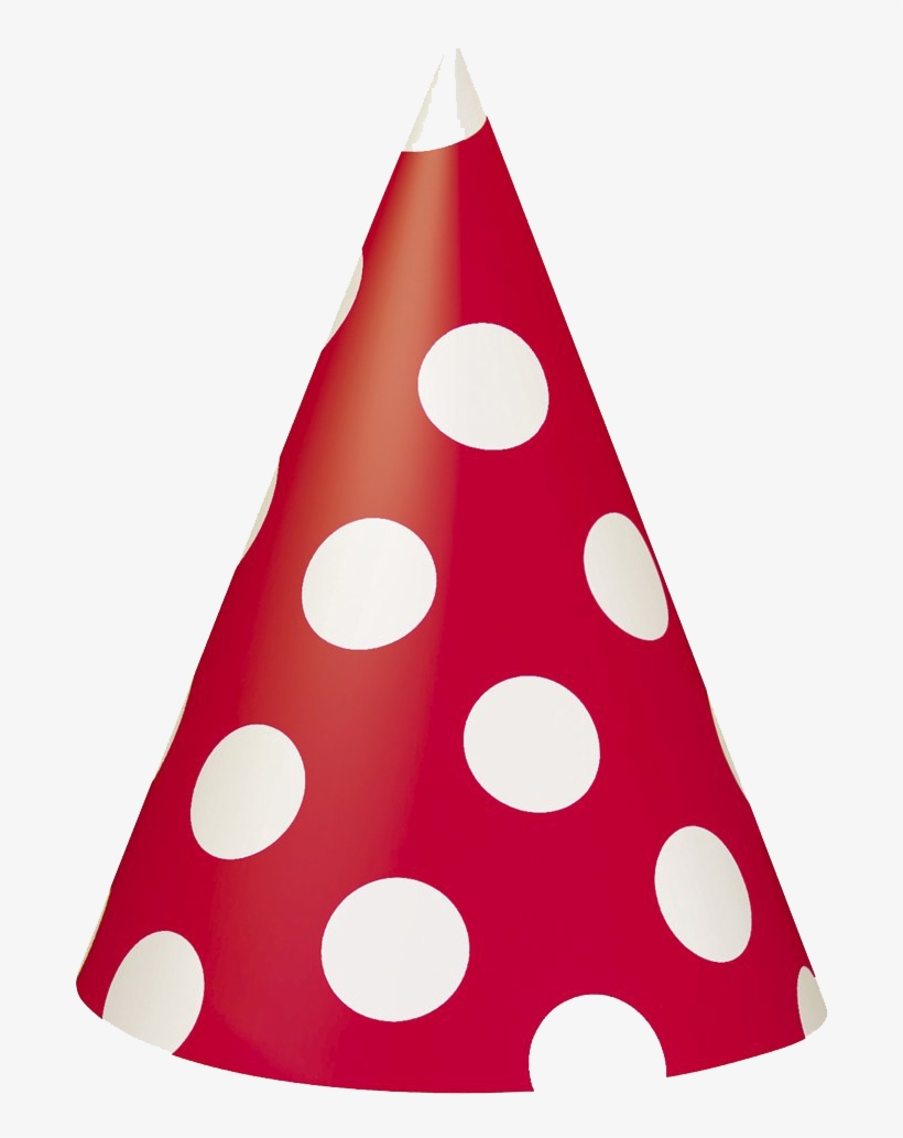 Birthday Hat Png For Kids - Polka Dot Birthday Hat, transparent png #27871