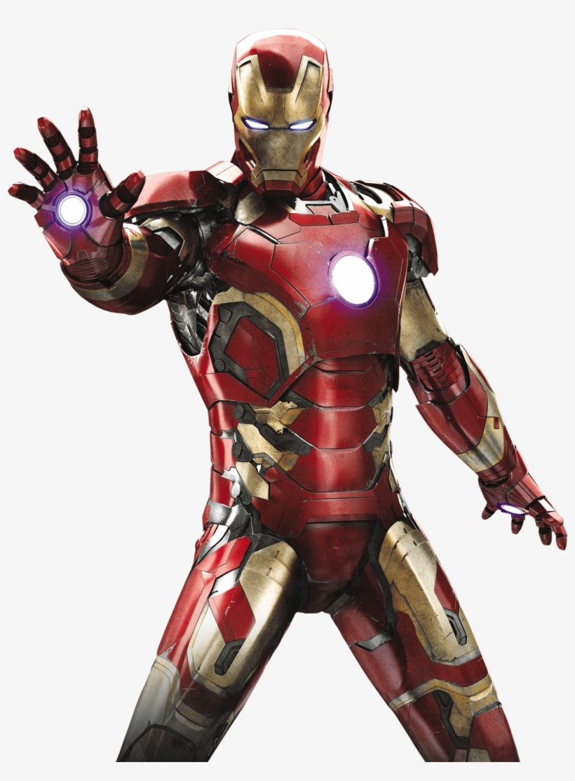Iron Man Standing - Iron Man Transparent Background, transparent png #28095