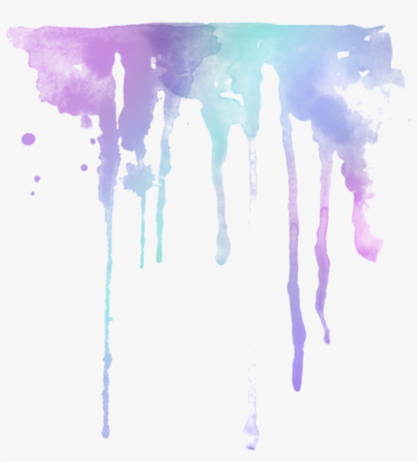 Watercolour Watercolor Splash Brush Watercoloreplash - Watercolor Paint Drip Png, transparent png #28096