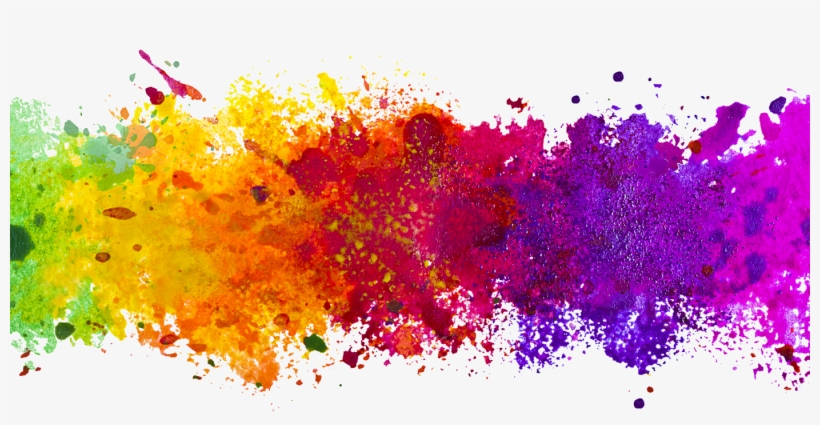 Download Splash Of Colour Clipart Watercolor Painting - Multi Coloured Background Png, transparent png #28137