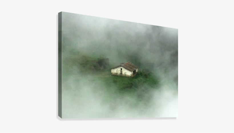 House In The Clouds Canvas Print - Hut, transparent png #28199