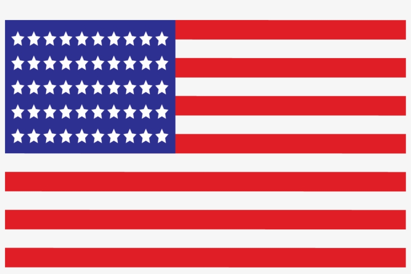 American Flag Vector Png - Us Flag 50 Stars, transparent png #28203