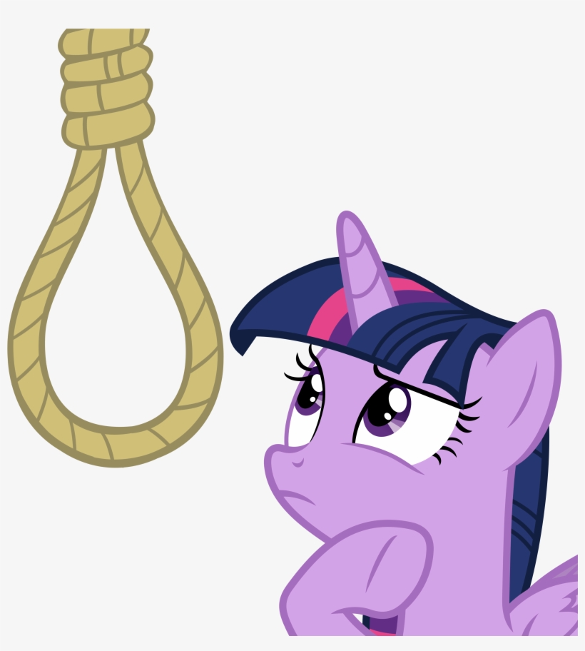 Transparent Noose Neck - Twilight Sparkle Suicide, transparent png #28311