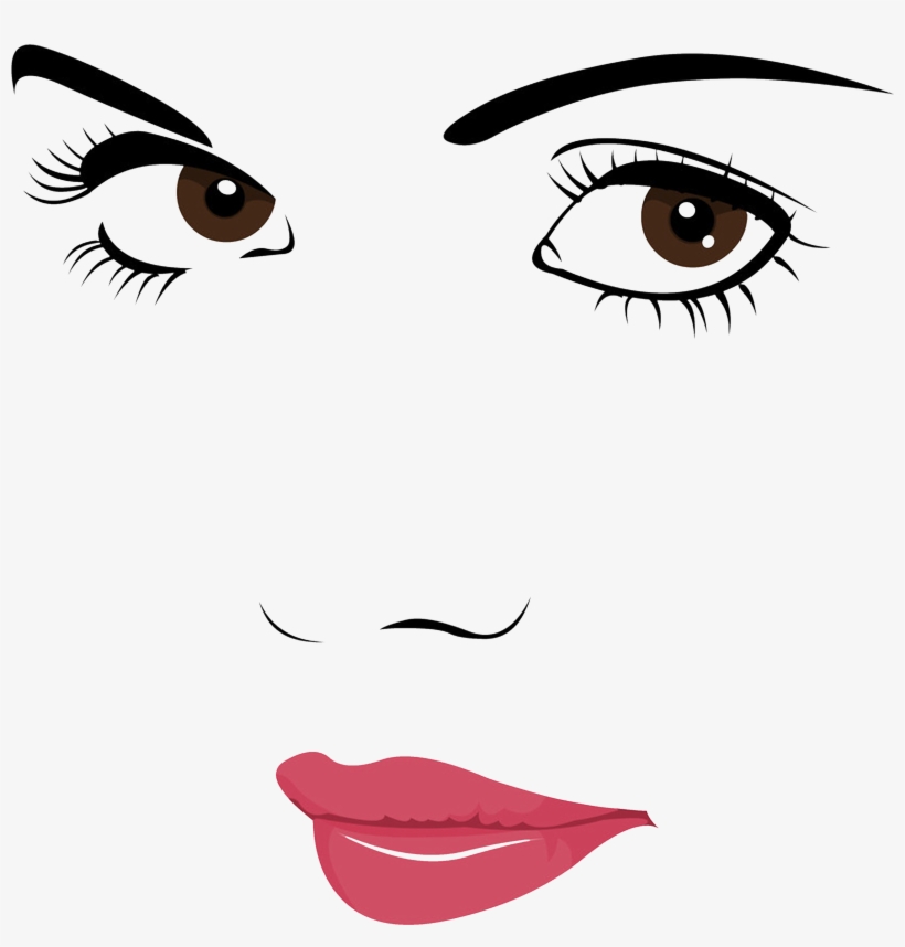 Face Portrait Woman Clip Art - Womanface Clipart, transparent png #28377