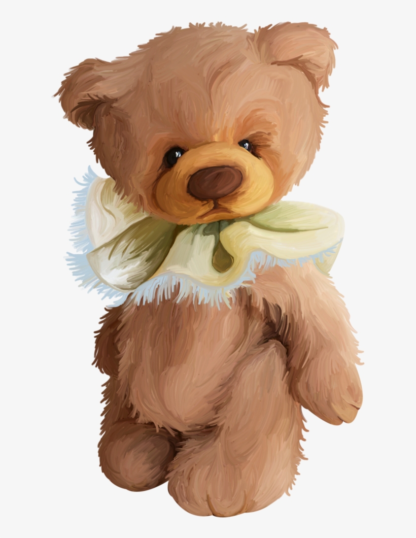 B *✿*dreams Of Paris - Stuffed Bear Baby Teddy Bear Drawing, transparent png #28524