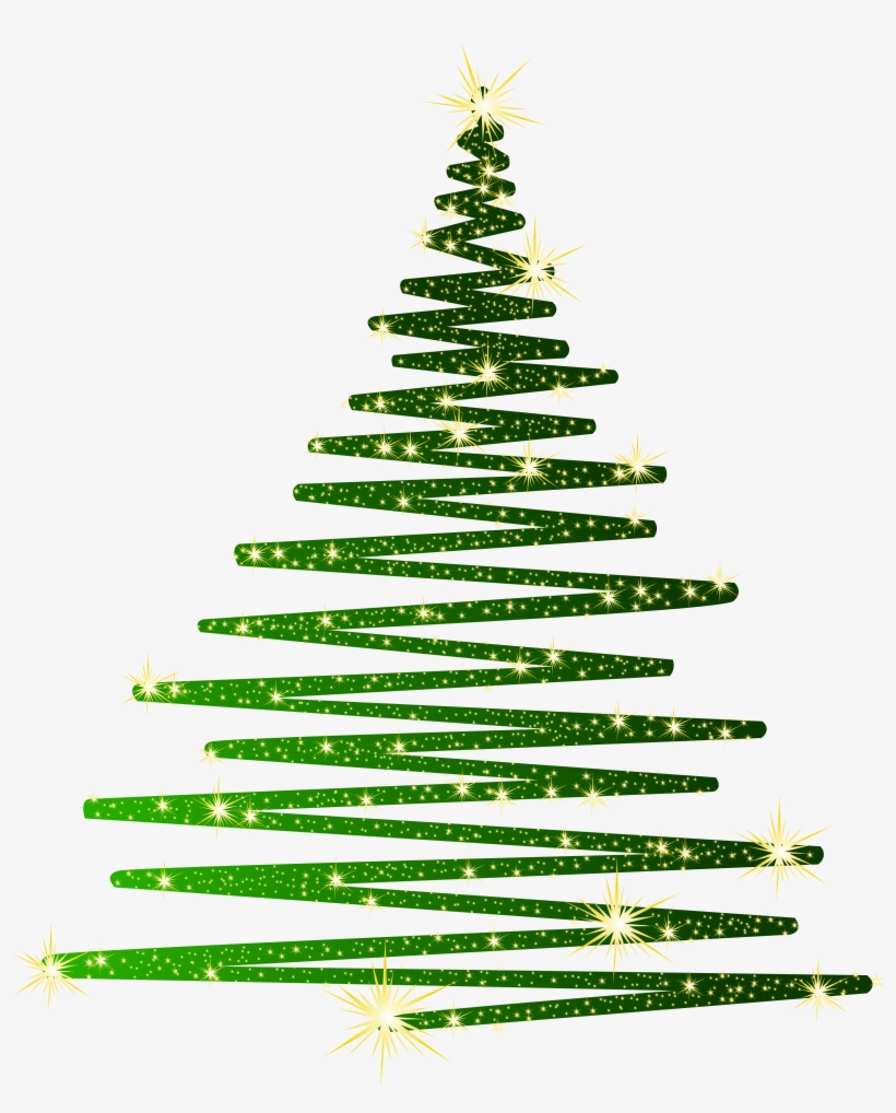 Vector Library Christmas Tree Clipart Png - Green Christmas Clip Art, transparent png #28704