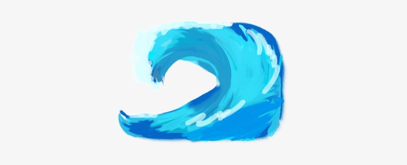 Riding That Blue Wave Blue Wave Waves Youtube Cute - Wave, transparent png #28885