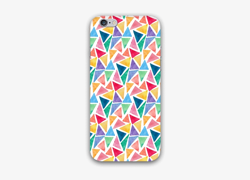Watercolor Triangles Pattern Iphone 6 Mobile Case - Storyboard Paper 1:1.85 [book], transparent png #28948