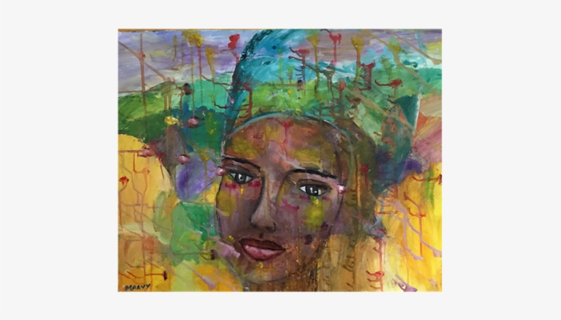 Femme Au Turban - Modern Art, transparent png #29329
