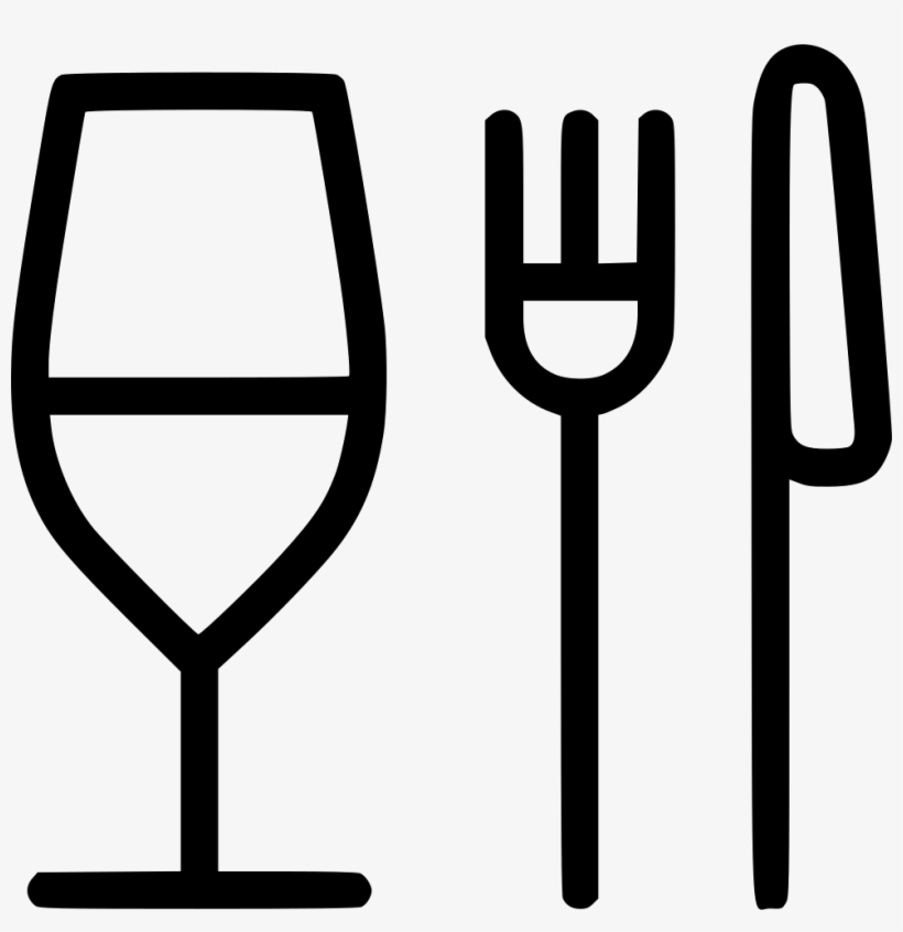 Glass Fork Knife Restaurant Food Comments - Food Png Icon Transparent, transparent png #29470