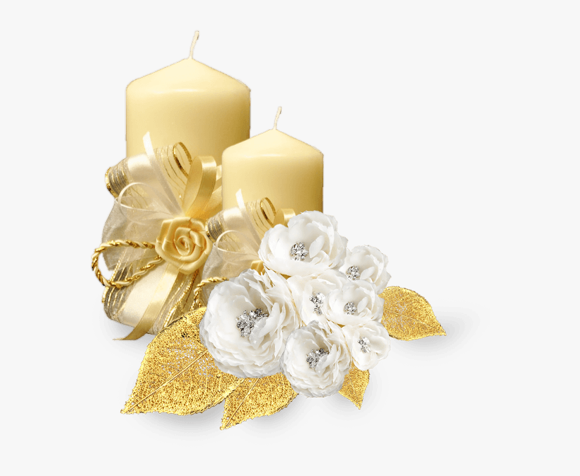 Free Png Christmas Candle Png Images Transparent - Rose And Candles Png, transparent png #29620