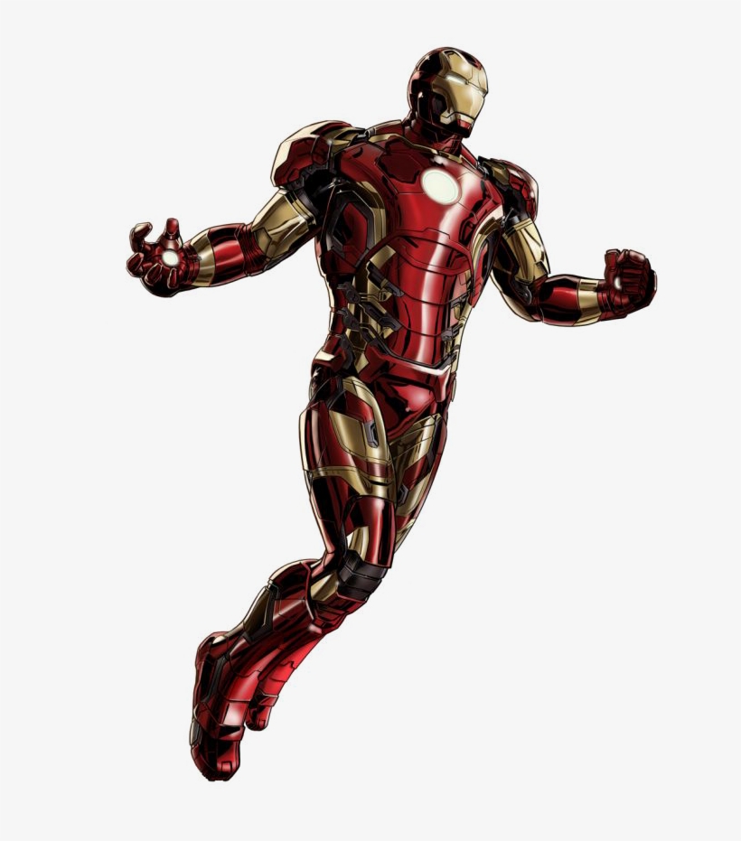 Iron Man Mk 43 - Iron Man White Background, transparent png #29810