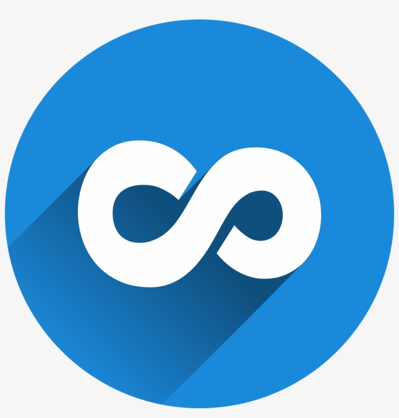 Infinity Symbol With Shadow - Contact Email, transparent png #200082