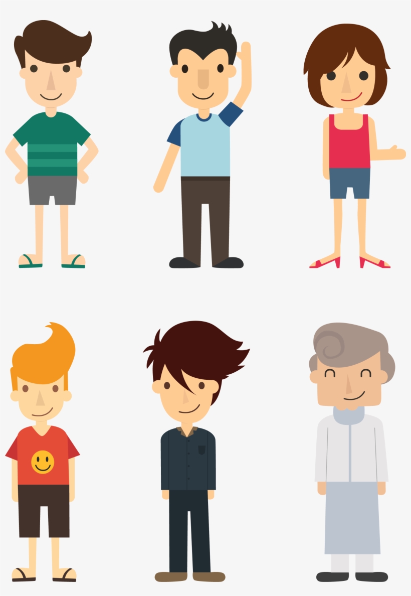 People Vector Png - People Flat Design Png, transparent png #200106