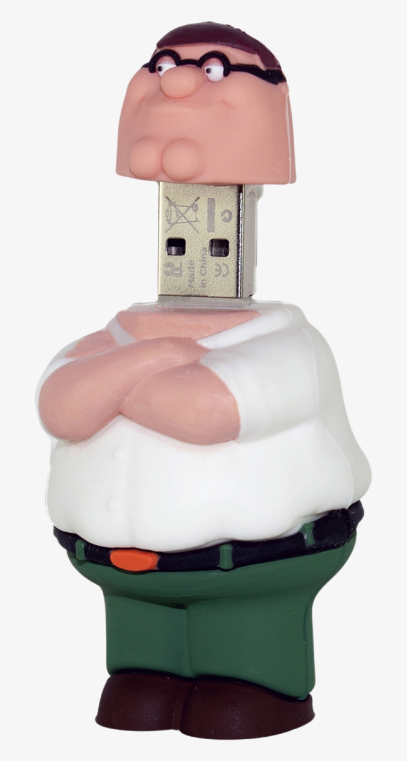 ****z0901***** Tv Family Guy - Peter Griffin Flash Drive, transparent png #200200