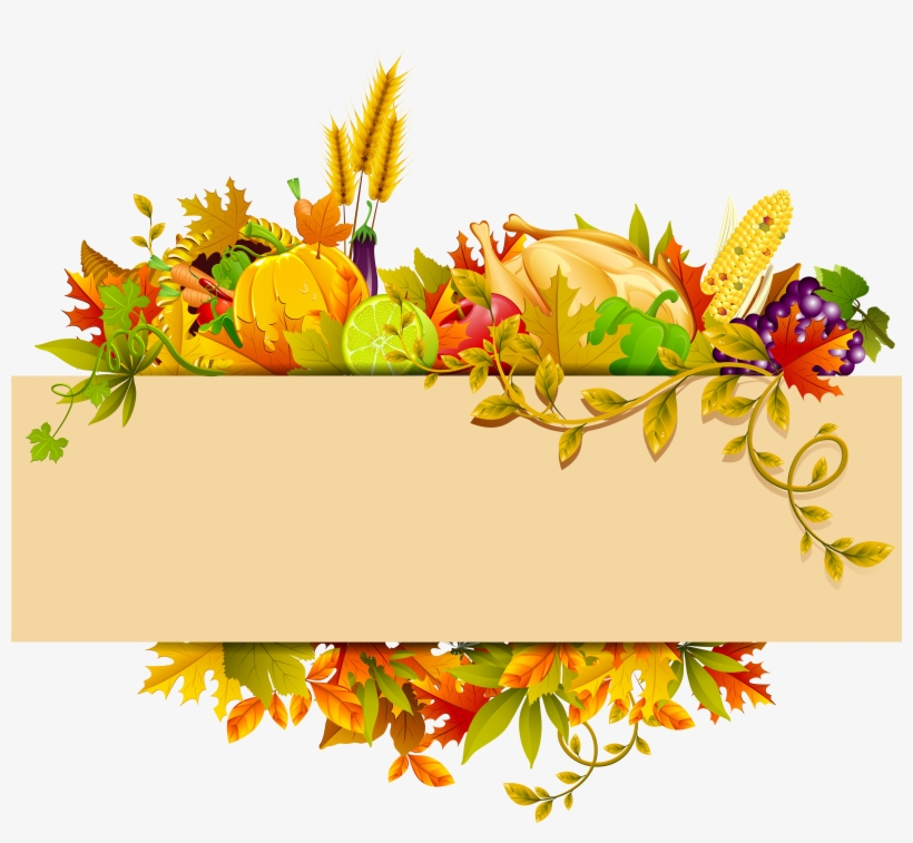 Thanksgiving Decor Png Clipart - Thanksgiving, transparent png #200300