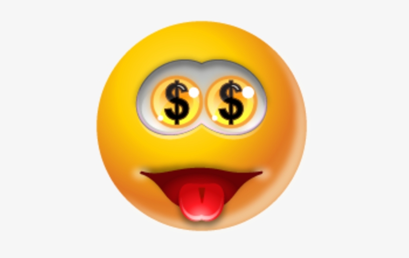 Emoticon Icon Free Images At Clker Com - Greedy Smiley Png, transparent png #200329