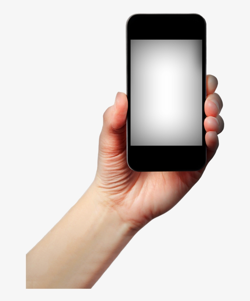 Free Mobile Phone Png - Hand With Blank Smartphone Png, transparent png #200473