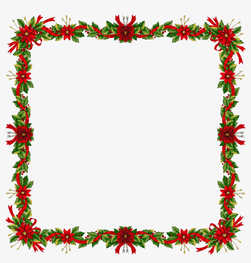 Christmas Border Clipart Transparent - Free Transparent PNG Download ...